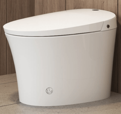 EPLO Smart Toilet with Integrated Multi Function Remote Control, Modern Toilets One Piece with Temperature Controlled Wash Functions, Warm Air Dryer and Heated Bidet Seat Temperature Adjustment