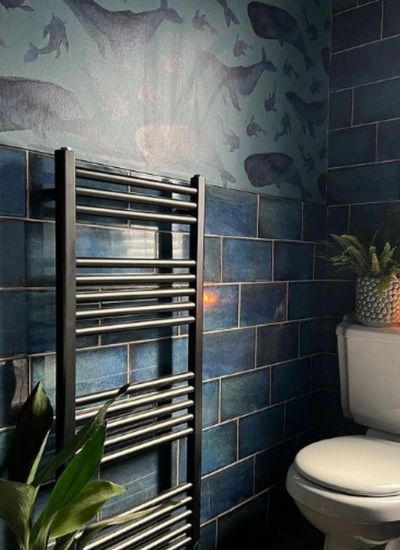 Use Wall Mounted Towel Warmer - Hanging Wet Towels in Small Bathroom Ideas