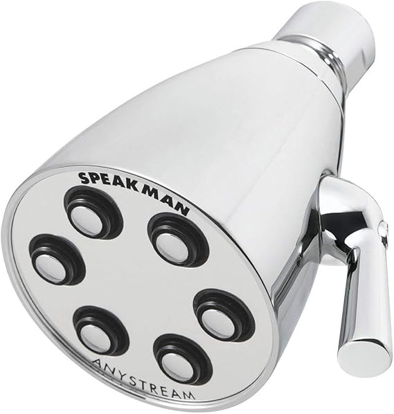 Speakman S-2252 Signature Icon Anystream Adjustable High Pressure Shower Head-2.5 GPM Solid Brass Replacement Bathroom Showerhead, Polished Chrome Finish Speakman S-2252 Signature Icon Anystream Adjustable High Pressure Shower Head-2.5 GPM Solid Brass Replacement Bathroom Showerhead, Polished Chrome Finish