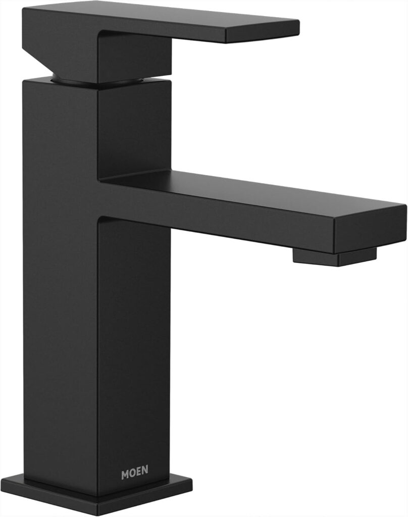 Moen Revyl Matte Black One-Handle Bathroom Faucet