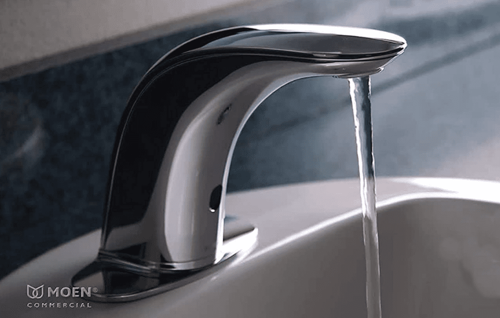 Moen 8554 Mpower Touchless Bathroom Faucet Review Sanitary Supply
