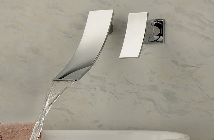 SUMERAIN Waterfall Wall Mount Bathroom Faucet Review