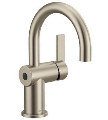 Moen 6221EWBN CIA Motionsense Wave Touchless Single Handle Bathroom Sink Faucet, Brushed Nickel