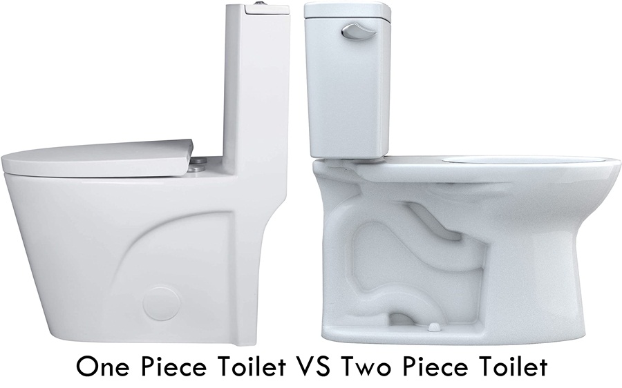 one piece VS two piece toilet
