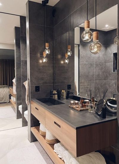 A Well Styled Idea Grey Minimalist Bathroom Ideas