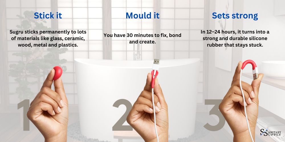 Ways to Make an Existing Bathtub Deeper Sugru glue