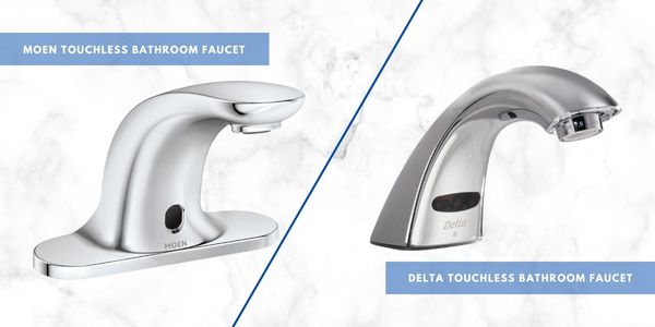 Moen VS Delta Touchless Bathroom Faucets