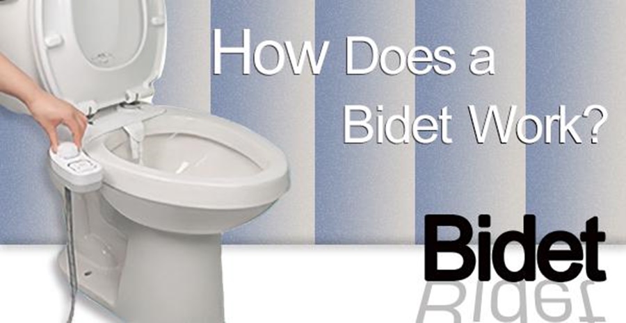 how does a bidet toilet seat work
