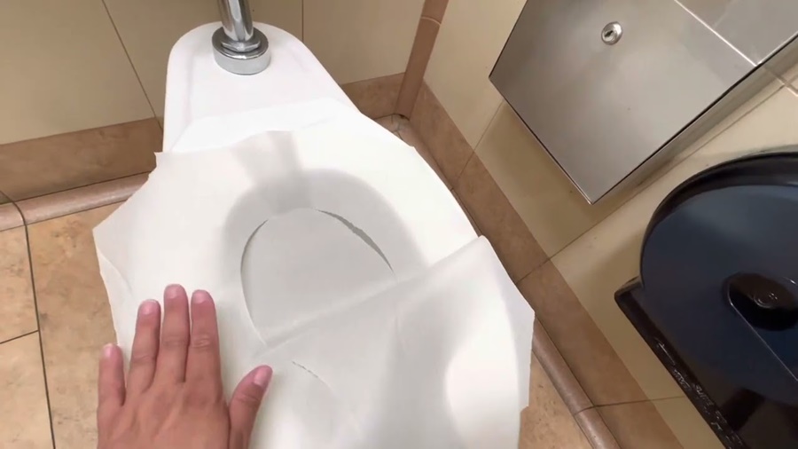 how to use toilet seat cover