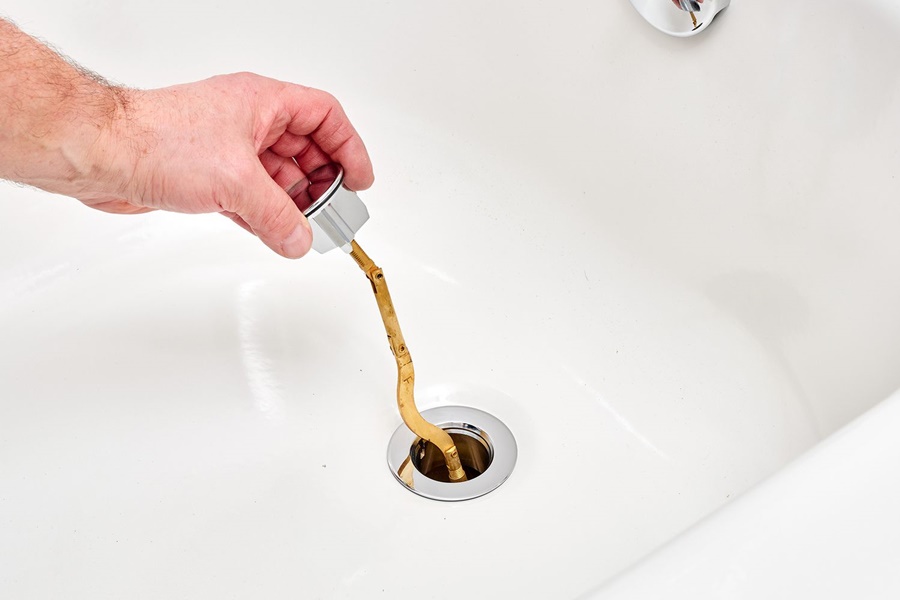 how to remove bathroom sink stopper