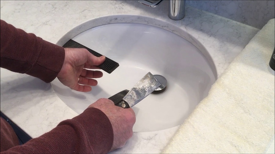 how to replace a bathroom sink