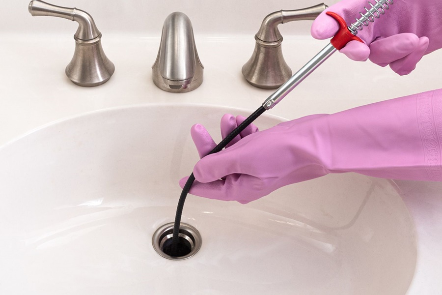 why is my bathroom sink not draining