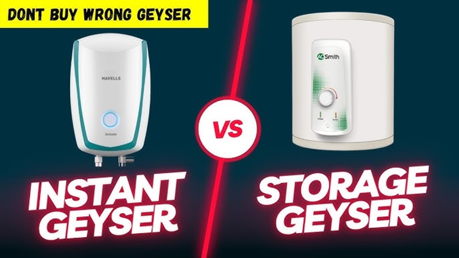 Storage Water Heater vs Instant Water Heater